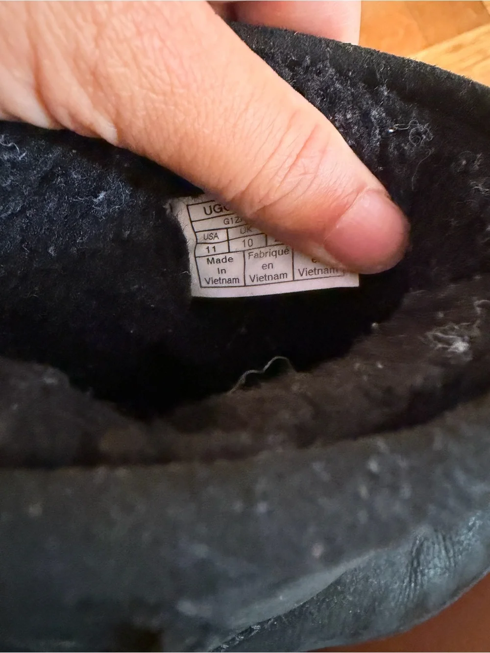 UGG Kids Black Short Boot